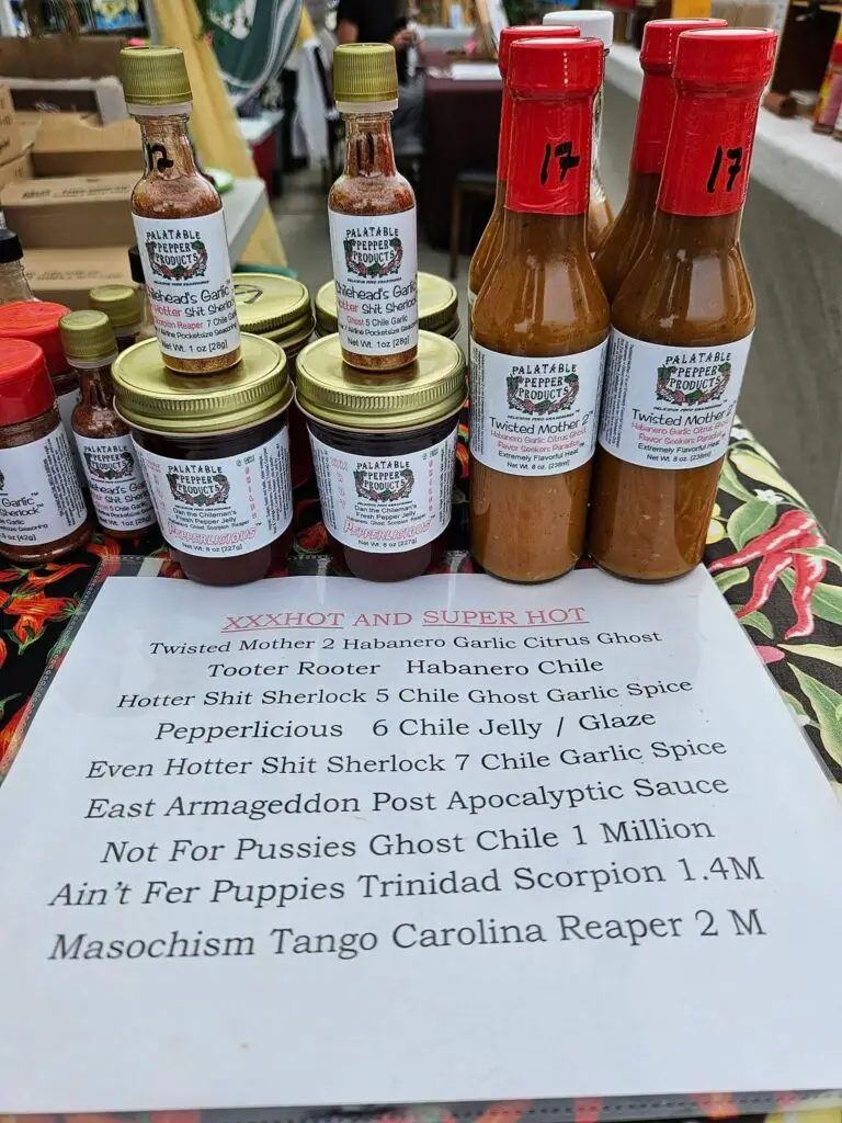 paplatable pepper products, jams, spice blends and hot sauce