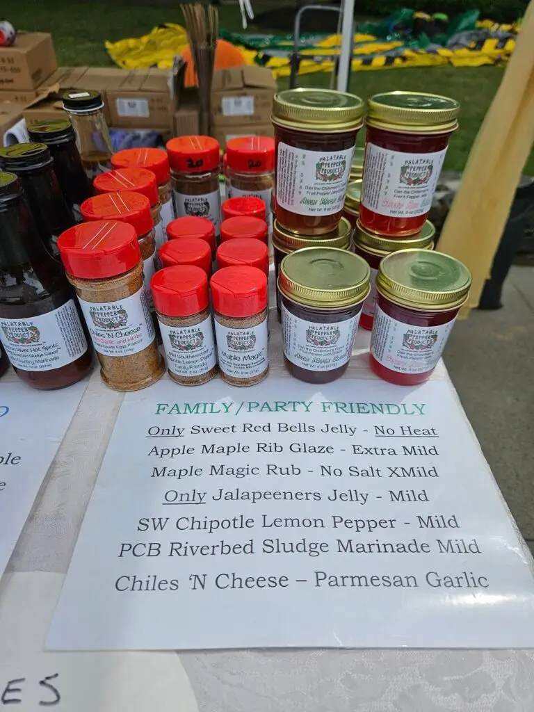 paplatable pepper products, jams, spice blends and hot sauce